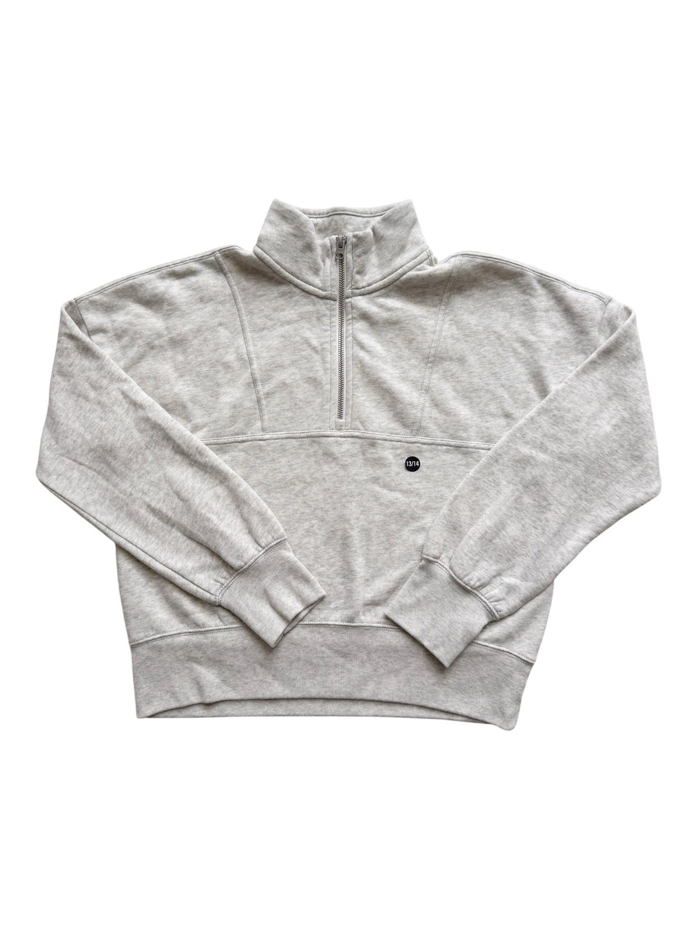 NWOT Abercrombie Kids Pullover Sweatshirt Heather Gray Size 13/14
